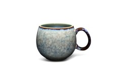 MAOCI Jumbotasse rot blau rosa Keramik 0,5 L