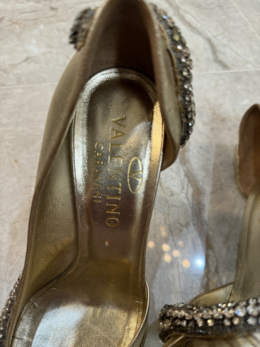 Valentino Garavani Runaway Leather Gold Silver Embellished Valentino Garavani Runaway Leather Gold Silver Embellished