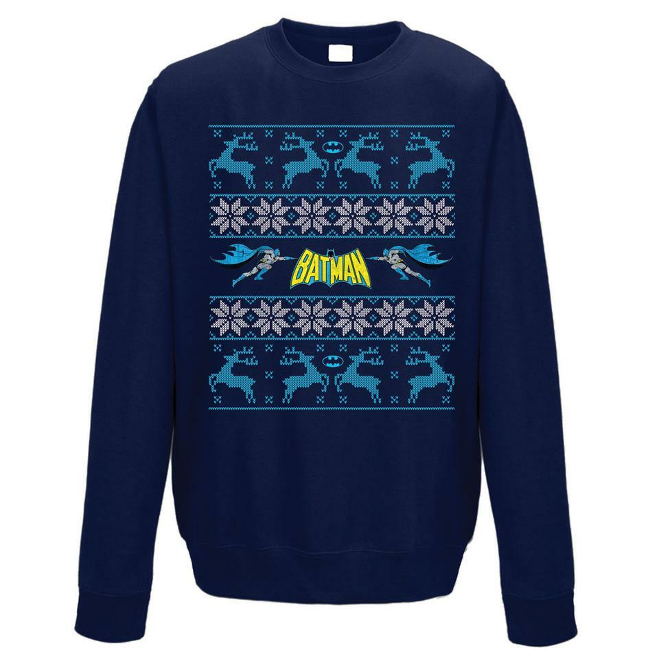 Dc Comics Christmas Jumper Batman Unisex Sweatshirt DC