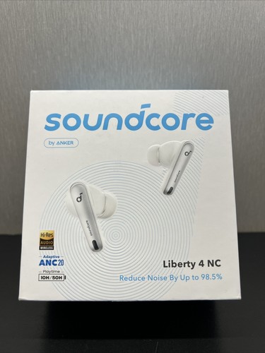 Soundcore Liberty 4 NC Wireless Earbuds Adaptive Noise Cancelling 50h Playtime