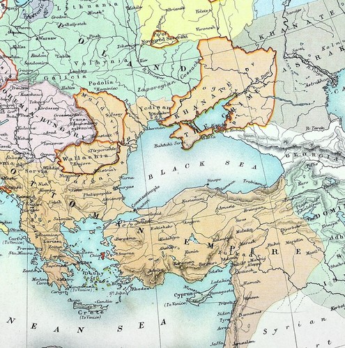 1902 Johnston Oxford Map Europe of Charles V in 1519 France Germany Spain Italy - Picture 4 of 4