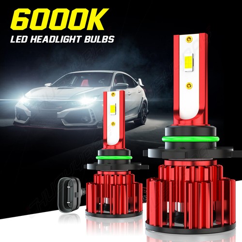 9005+9006 4pcs LED Combo Bombillas de faros Hi Lo Beam Xenon 6000K bright - Picture 8 of 12