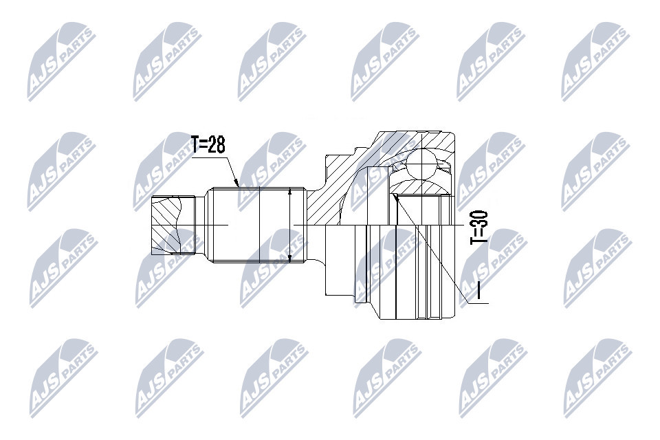 Joint Set, Drive Shaft/Outer Compatible With BMW 3/4 F3/F8 318/320/420 11-, 116D - Image 8