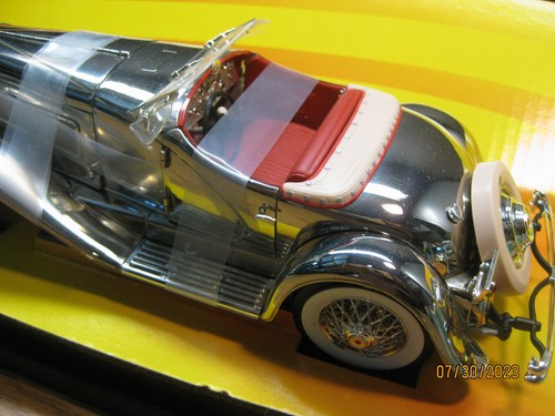 1/18 1935 DUESENBERG SSJ, CROMADO, POR ERTL/AMERICAN MUSCLE #32243 - Imagen 14 de 14