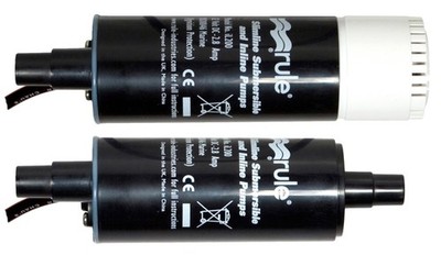 Rule IL200 Slimline - Inline-/Tauchpumpe 12,5 LPM Wasser, 12V