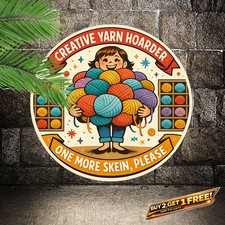 It's Not Hoarding If It's Plants Garden Humor Metal Tin Sign 8x12