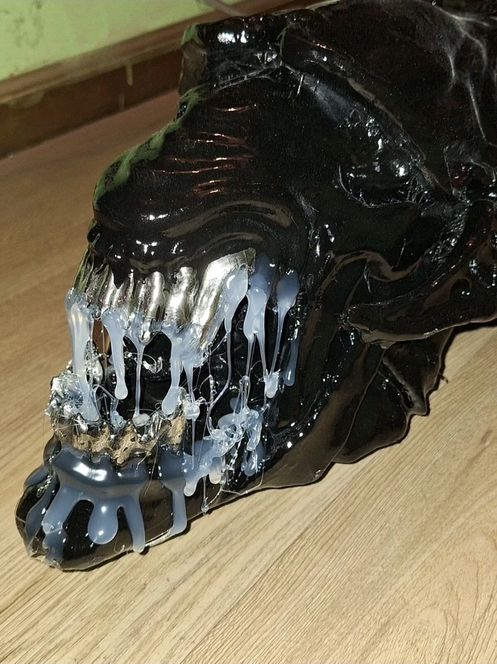 Impreso en 3D Reina Alienígena Xenomorfo Cabeza Colgante de Pared Decoración Ciencia Ficción Película ÚNICO EN SU CLASE Foto 4 de 4