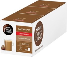 Nescafe Dolce Gusto Cafe Au Lait Decaf Coffee Pods 48 Capsules