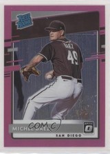 2020 Panini Donruss Optic Rated Rookies Retail Pink Prizm Michel Baez #83 fm0