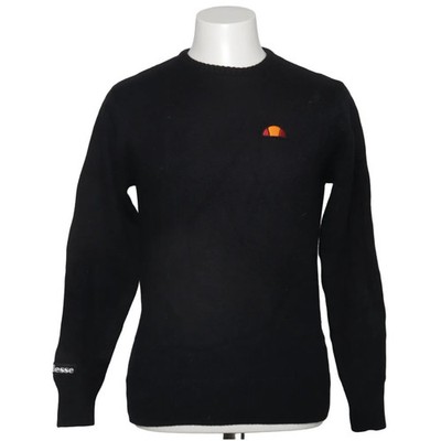 Ellesse, Sweatshirt, Größe: M, Schwarz, Acryl/Merinowolle, Einfarbig #GLZ