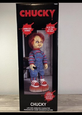 Animated Halloween Chucky Talking Motion Activated Life Size Doll 24'' New