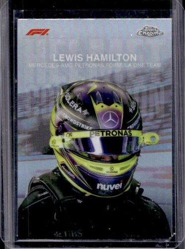 2024 Topps Chrome Sapphire F1 F1 Lewis Hamilton Helmet Collection #HC-6