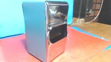 Vintage- WISCO-Fold Napkins Dispenser- BABY BLUE and  Chrome Spring Loaded- USA