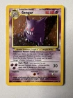 Pokémon Gengar 5/62 Fossil Holo Rare 80 HP 1999 Wizards of the Coast Card