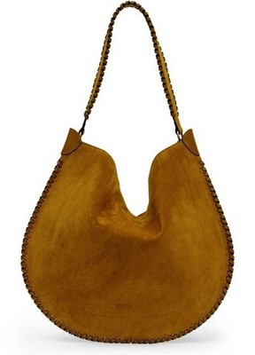 Isabel Marant Oskan Hobo Soft Brown Suede Shoulder Bag New And Authentic
