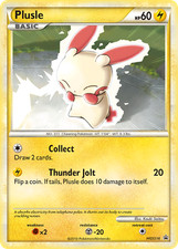 Plusle (HGSS16) [HeartGold & SoulSilver: Black Star Promos] Heavily Played Holo on eBay