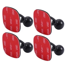 4 PCS Universal Car Phone Holder Mount Base with Adhesive Pads 17mm Ball Head