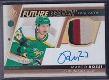 MARCO ROSSI - 2022 SP Authentic Future Watch Auto Patch #FWAP-MR, /100