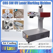 CRS 5W UV Universal Laser Marking Engraver Machine For Glass Wood Metal Plastic