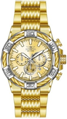 INVICTA Men's 49906 Bolt Quartz VD53 Brass Dial Watch