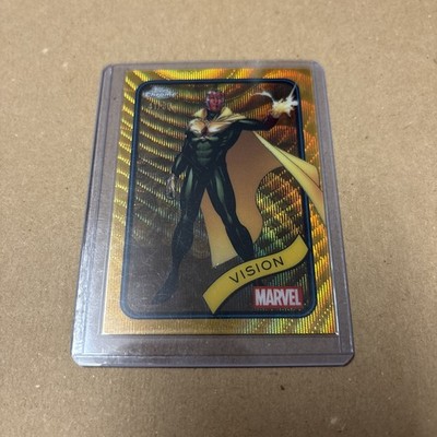 2025 Topps Chrome Marvel Vision #139 GOLD Wave Refractor 41/50