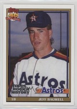 2018 Topps Archives Topps Rookie History Jeff Bagwell #4T HOF 02v3