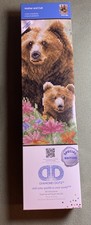 Diamond Dots Mother Bear And Cub 10  X 12  Design Kit With All Necessary Items