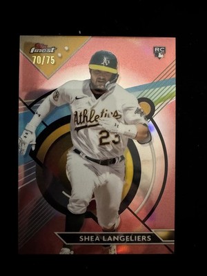 2023 Topps Finest - Shea Langeliers #3 Rose Gold Refractor /75 (RC)