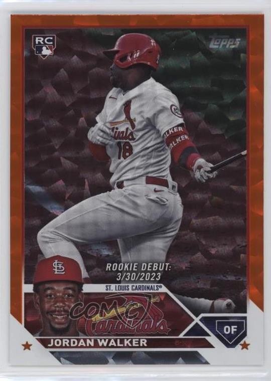 2023 Topps Update Rookie Debut Orange Foil /299 Jordan Walker #US122 Rookie RC