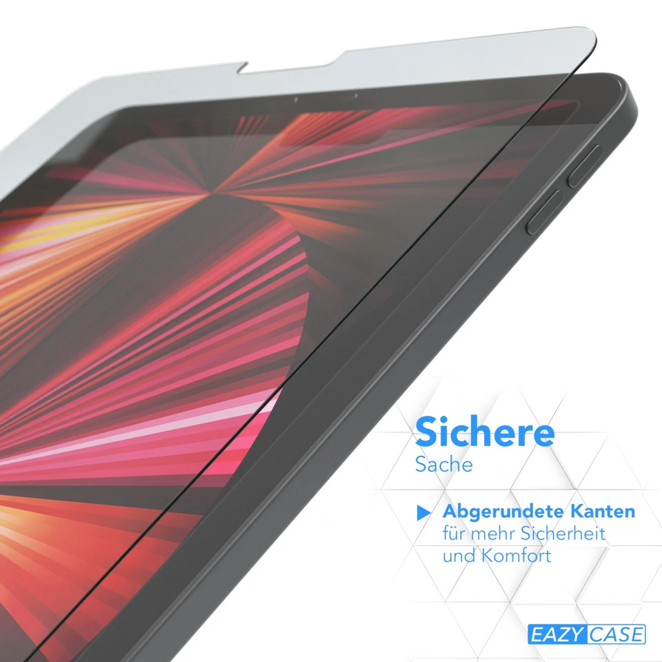 EAZY CASE Apple iPad Schutzfolien Glasfolien Display Folie Schutz Glas Echtglas - Bild 2 von 4