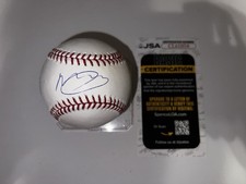Moises Ballesteros Signed Official Major League Baseball Chicago Cubs JSA Auth