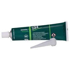 DOWSIL 4102963 Silicone Sealant,Clear,734 53DC25
