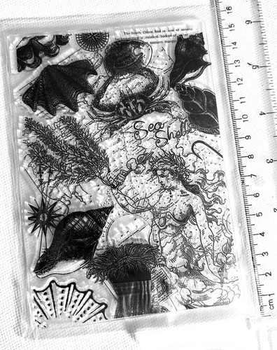 Clear Silicone Stamp Sea Life Craft Background Scrapbooking Album Card making