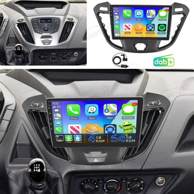 DAB+ Qualcomm Autoradio Für Ford Transit Custom 2013-2018 Android 15 Carplay GPS