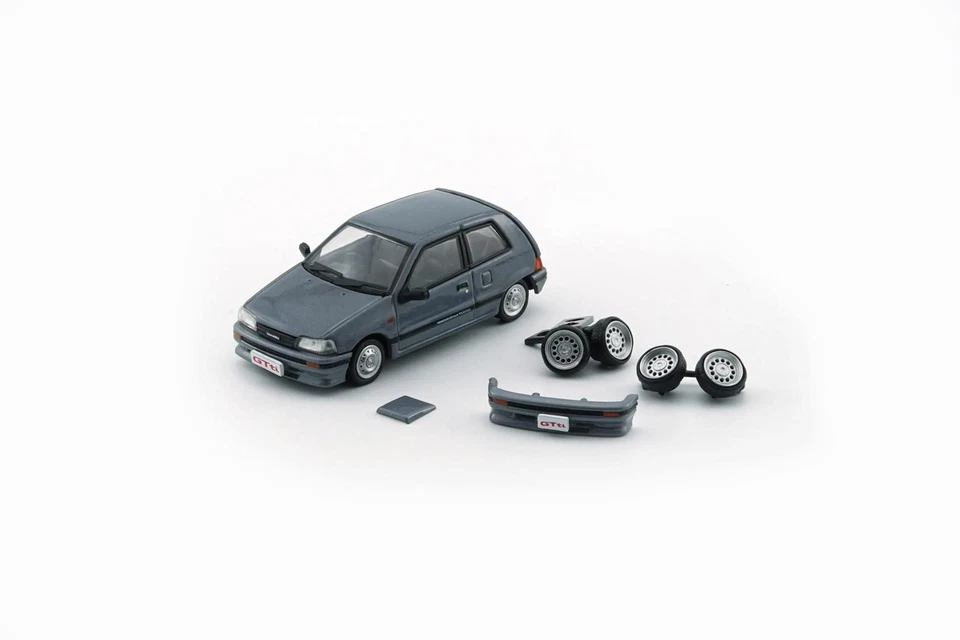 1:64 Daihatsu Charade 1991 (2 Door) Gtti -- Grey -- BM Creations - Image 2 of 4