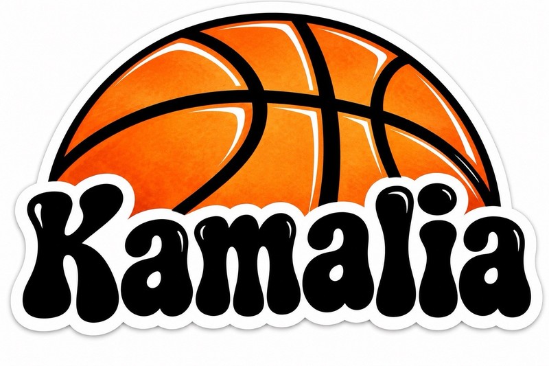 Team Personalized Basketball  Locker Magnets Cutouts  | Custom Names Digital