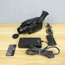 Canon ES200A Video Color Camcorder Handheld w/Battery, Charger, Remote Tested