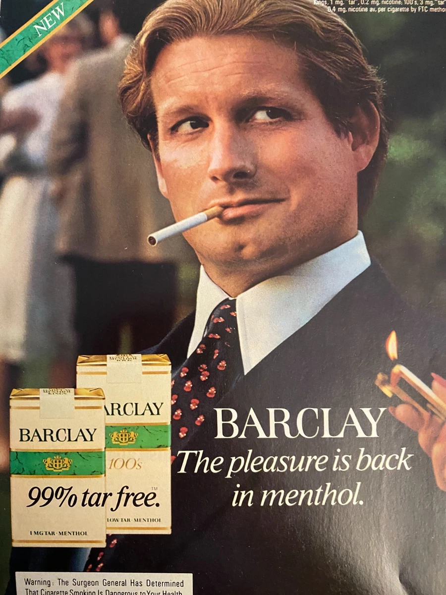 Barclay Collectible Tobacco Cigarettes