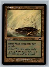 Magic The Gathering Onslaught 4x Barren Moor #312/350 MTG TCG CCG Playset