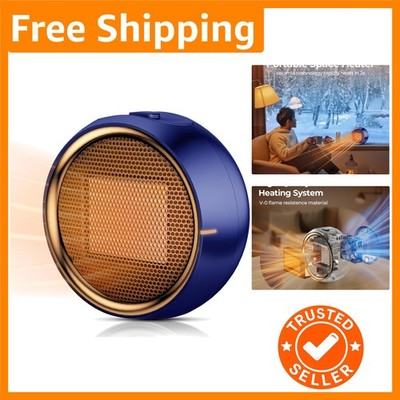Energy Efficient Portable Heater - Elegant Blue Space Solution for Home & Office