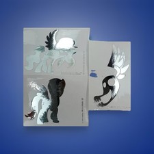 My Little Pony Temporary Tattoos Stickers Princess Luna Apple Jack Foil Design