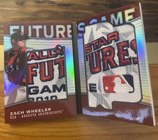 2010 Topps Pro Debut Zach Wheeler Futures Game Worn Patch All Star LOGO 1/1