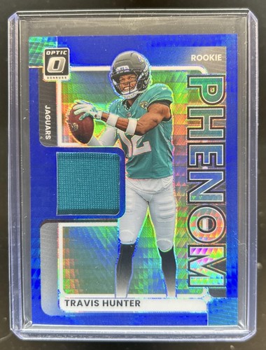 2025 Donruss Optic Travis Hunter Blue Hyper (RAW)