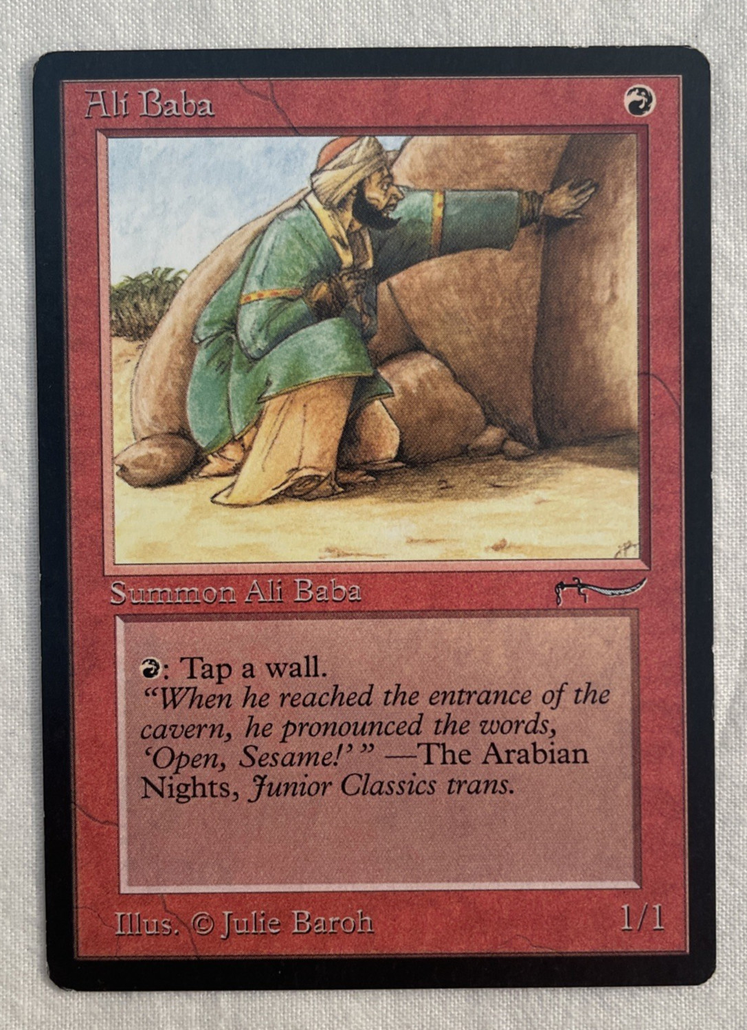 1x Ali Baba Arabian Nights MTG Magic the Gathering LP