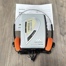 Sony Walkman WM-FX197 AM/FM Cassette Player - New Belt - Reconditioned