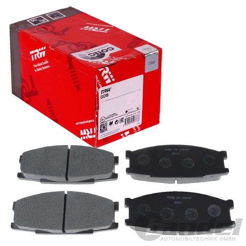 Kit de plaquettes de frein, frein à disque TRW pour SCENIC III 1.2 2012-2016 Kit de plaquettes de frein, frein à disque TRW pour SCENIC III 1.2 2012-2016
