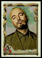J Balvin 2023 Topps Allen & Ginter #222 Silver Portrait Baseball Card