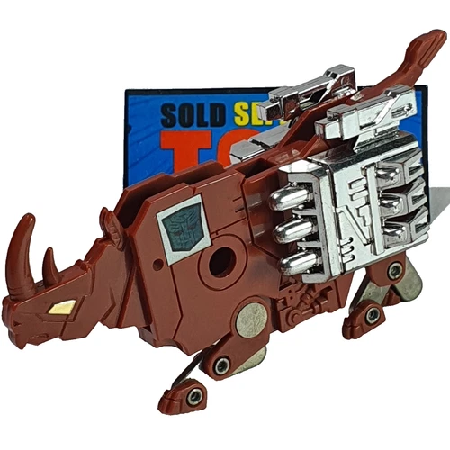 Transformers G1 RAMHORN 100% COMPLETE 1986 Mini-Cassettes Autobot Silver weapons