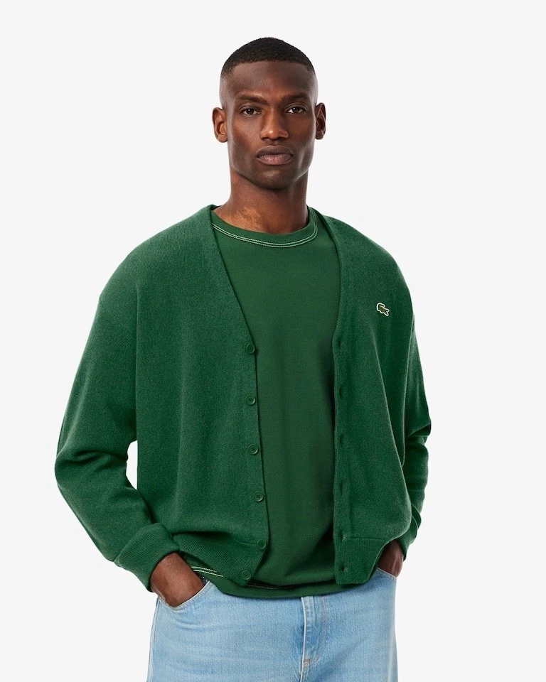 Green Cardigan Sweaters Izod Lacoste for Men for sale - eBay