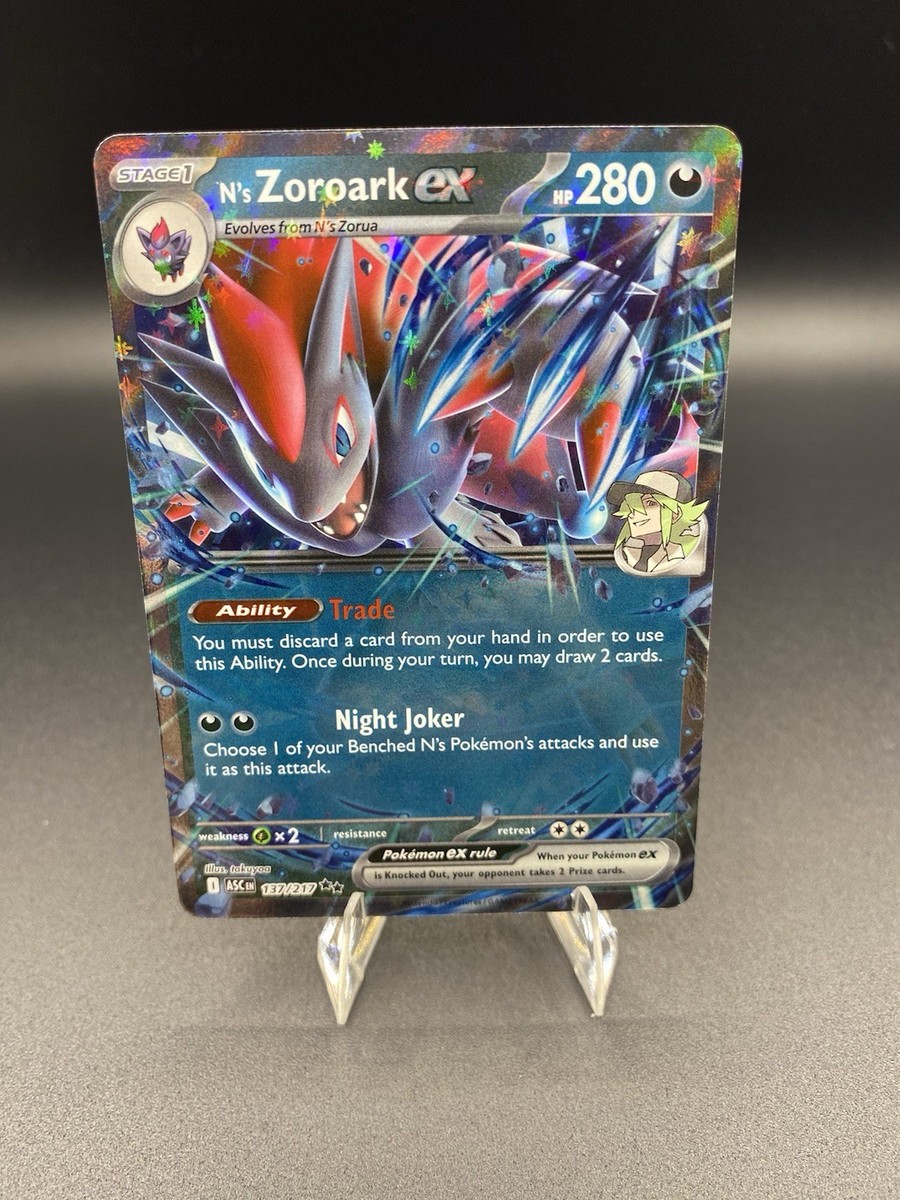 N's Zoroark ex 137/217 Me: Ascended Heroes Holo | eBay